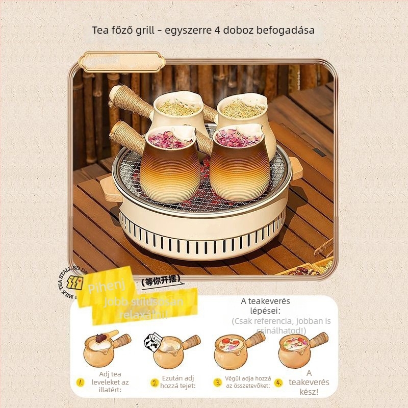 Kültéri, kör alakú rozsdamentes acélból készült szenes grillsütő