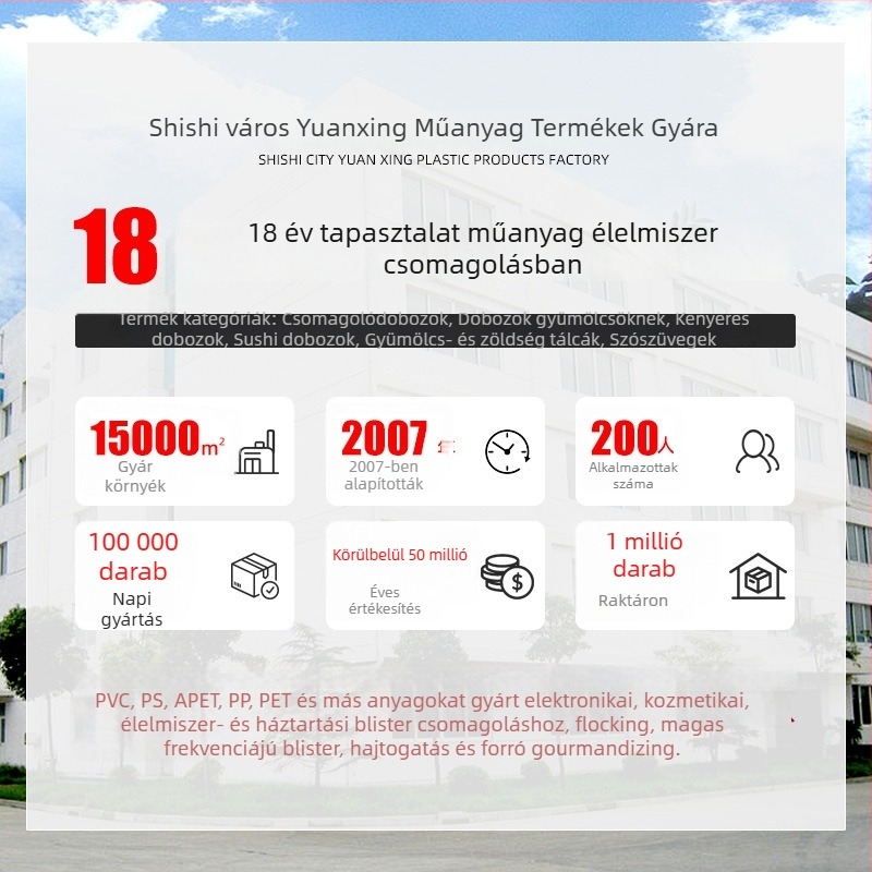 Egyszer használatos szósz pohár fedéllel – kiszállításhoz, szivárgásmentes, osztott rekeszek 1–6 részhez, PET anyag