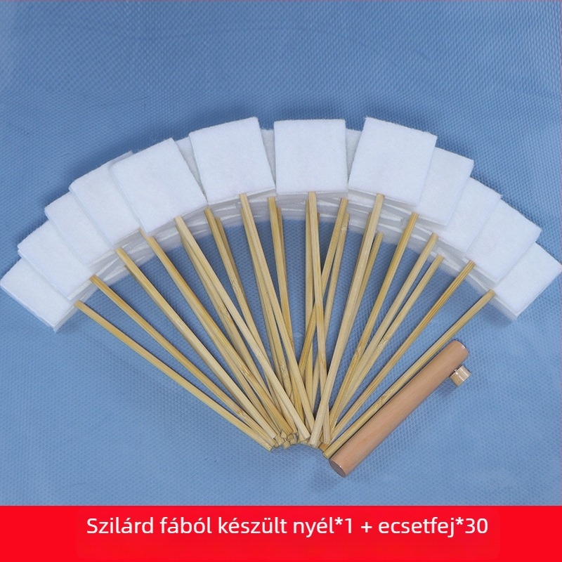 Egyszer használatos vécé-kefe háztartási célra — halott sarkok nélküli tisztítás, fugák tisztítása, cserélhető mag, műanyag