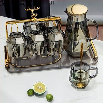 Xiangpu üveg teáskészlet – Nordic stílus, hőálló, otthoni használatra, vállalati ajándék