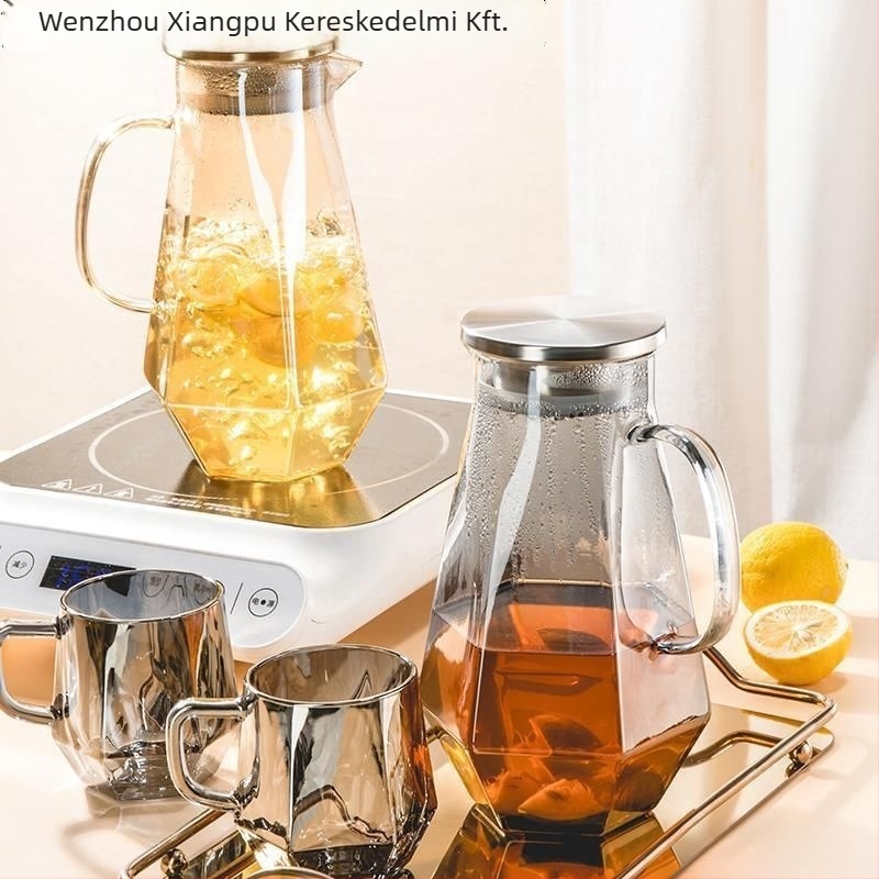 Xiangpu üveg teáskészlet – Nordic stílus, hőálló, otthoni használatra, vállalati ajándék