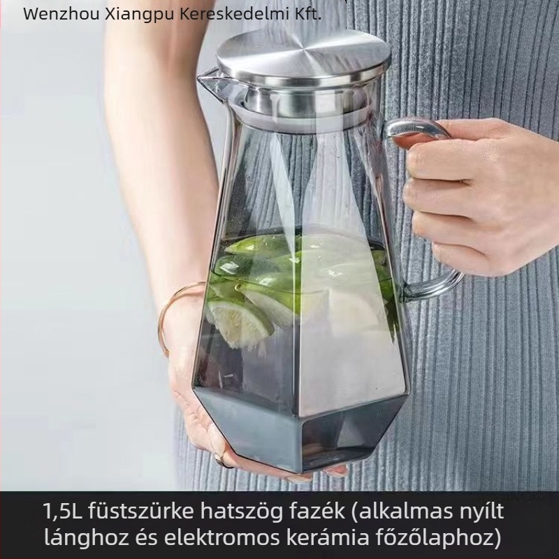 Xiangpu üveg teáskészlet – Nordic stílus, hőálló, otthoni használatra, vállalati ajándék