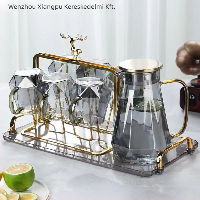 Xiangpu üveg teáskészlet – Nordic stílus, hőálló, otthoni használatra, vállalati ajándék