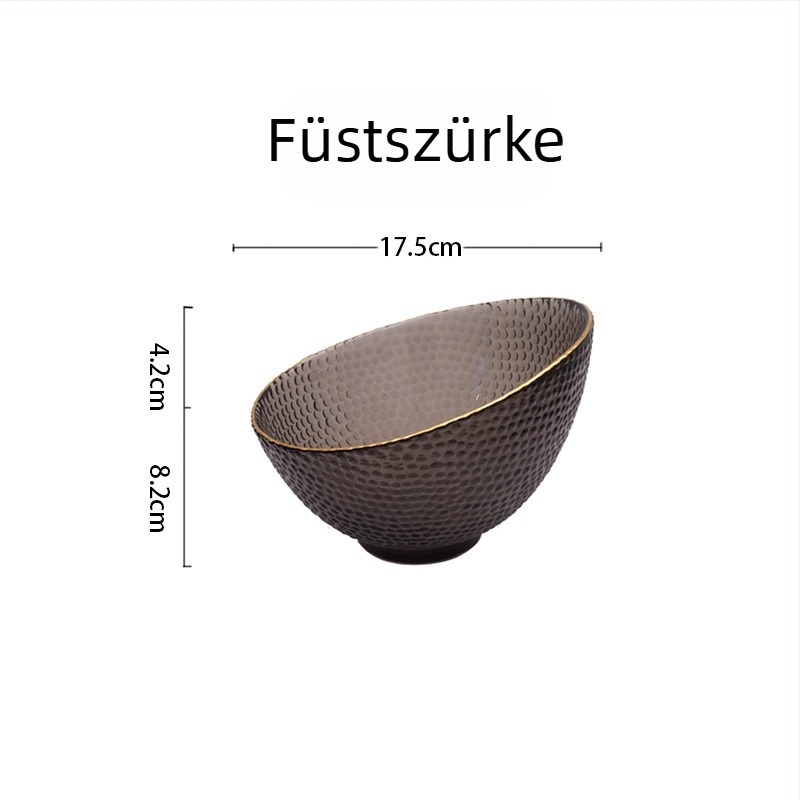Üvegből készült ovális salátás tál, modern minimalist stílus, hőálló üveg, mikrohullámú sütő nem használható, szállodai és éttermi használatra