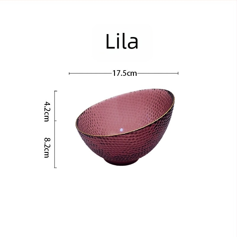 Üvegből készült ovális salátás tál, modern minimalist stílus, hőálló üveg, mikrohullámú sütő nem használható, szállodai és éttermi használatra