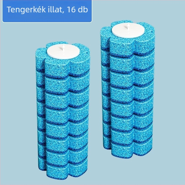 Egyszer használatos műanyag WC-kefe, modern minimalista dizájn, egy- vagy kettős cső kivitel, Yuheng márka