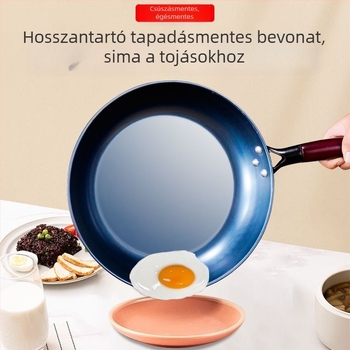 Öntöttvas serpenyő tapadásmentes bevonattal, többrétegű aljjal, minden tűzhelyen használható, omletthez és steakhez — Golden Scale Dragon