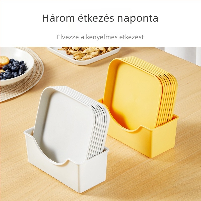 Konyhai műanyag korong, négyszögletes alak, felülete elektroplatált, 2023-as piacra kerülés, márka Additive degree