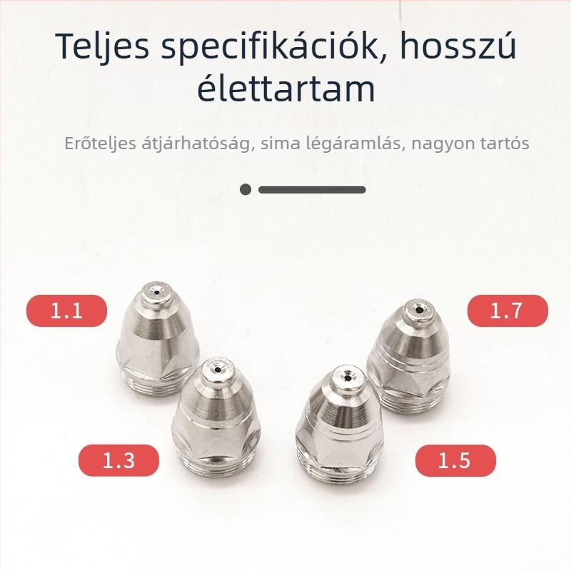 CNC plazmavágó pisztoly – P80 hafnium huzal fúvóka, elektróda fúvóka, pisztoly kiegészítők