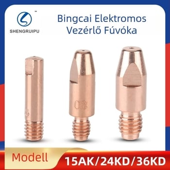 Binzel CO2 érintkező fúvóka hegesztőpisztolyhoz – Sheng ruipu, kompatibilis a 15AK/24KD/36KD