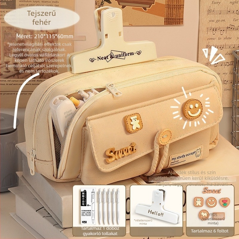 Ceruzatartó, japán stílusú kanvas, universal, 2024-es modell