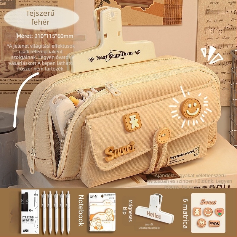 Ceruzatartó, japán stílusú kanvas, universal, 2024-es modell