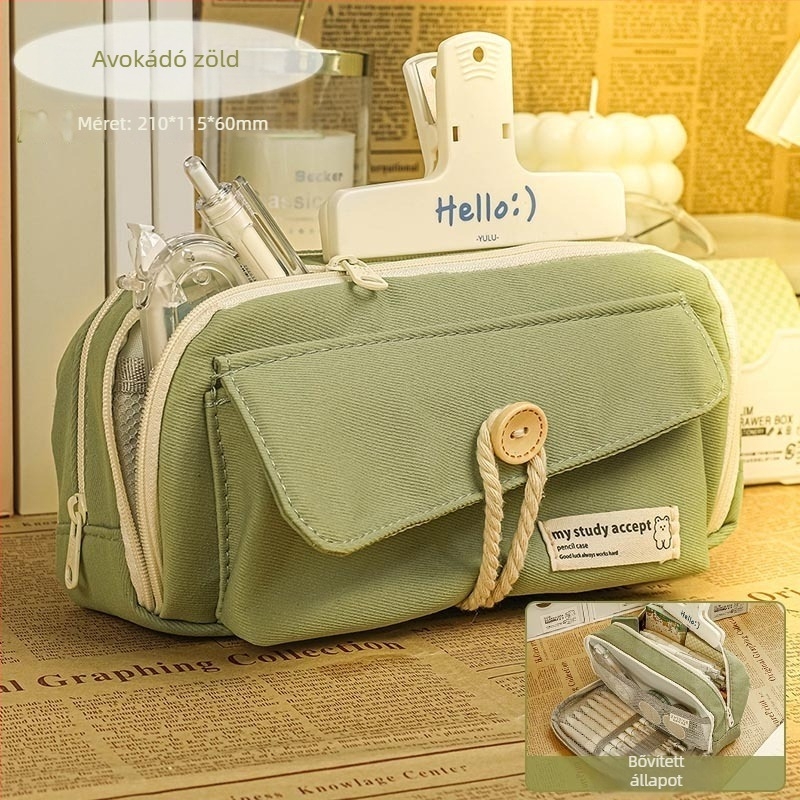 Ceruzatartó, japán stílusú kanvas, universal, 2024-es modell