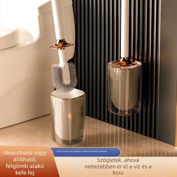 Fali WC-kefe hosszú nyéllel, műanyagból, tömeg 0,39 kg, 1 darab