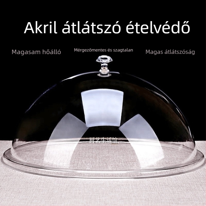 Kerek műanyag ételfedő, egyszerű stílus, Kód Cy