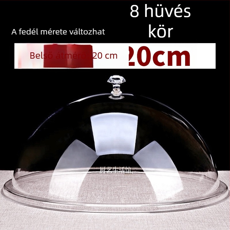 Kerek műanyag ételfedő, egyszerű stílus, Kód Cy