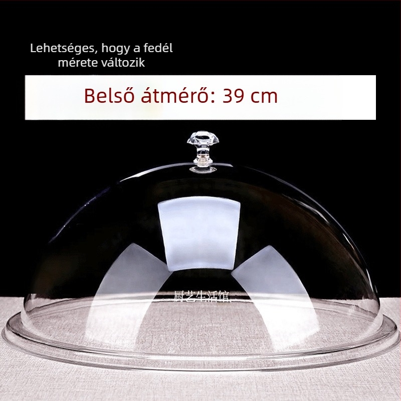 Kerek műanyag ételfedő, egyszerű stílus, Kód Cy