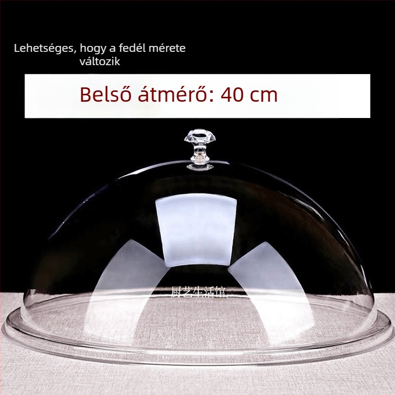 Kerek műanyag ételfedő, egyszerű stílus, Kód Cy