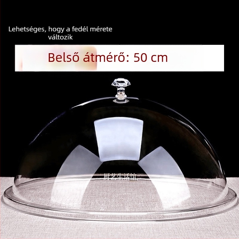 Kerek műanyag ételfedő, egyszerű stílus, Kód Cy