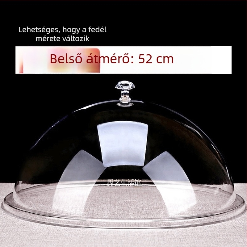 Kerek műanyag ételfedő, egyszerű stílus, Kód Cy