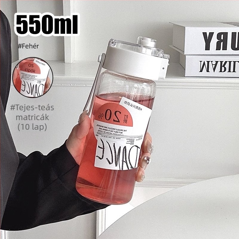 Muji-stílusú üvegpohár teafilterrel, őszi kiadás, magas hőmérsékletnek ellenálló, hordozható vízcsésze, ajándékötlet