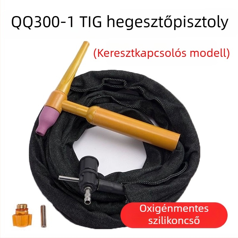 Argon ívhegesztő pisztoly készlet — 300A, réz test, mag átmérője 2,4 mm, 100–200 A, hossz testreszabható
