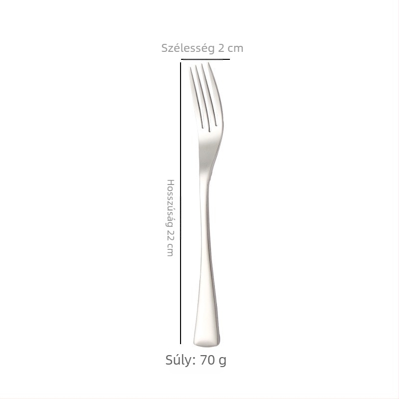 Japán stílusú vintage nyugati evőeszköz készlet, 201-es rozsdamentes acélból, matt felület, tartalmaz steak kést, villát, kanalat, kávéskanalat és gyümölcs villát