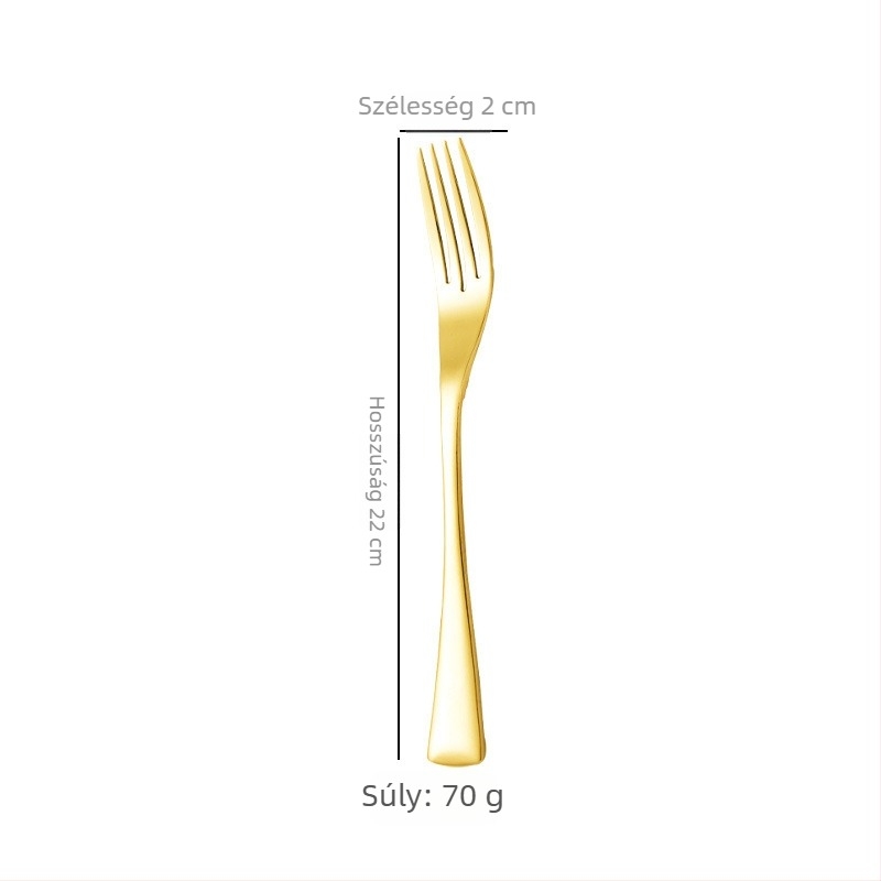 Japán stílusú vintage nyugati evőeszköz készlet, 201-es rozsdamentes acélból, matt felület, tartalmaz steak kést, villát, kanalat, kávéskanalat és gyümölcs villát