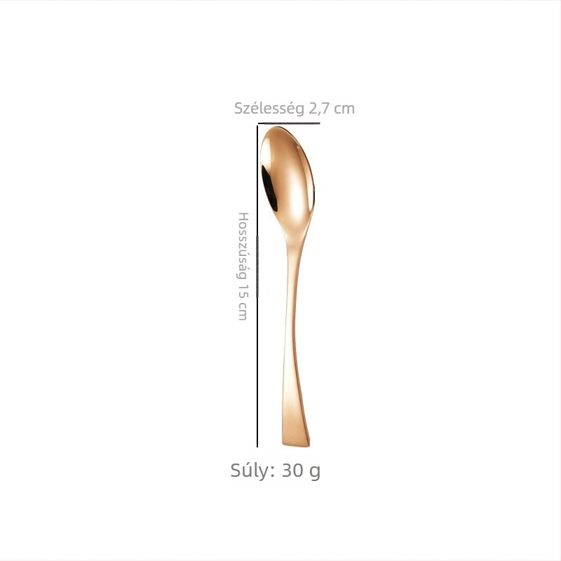 Japán stílusú vintage nyugati evőeszköz készlet, 201-es rozsdamentes acélból, matt felület, tartalmaz steak kést, villát, kanalat, kávéskanalat és gyümölcs villát