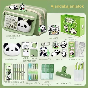 Panda tolltartó, nagy kapacitású, Oxford anyag, koreai stílus, uniszex