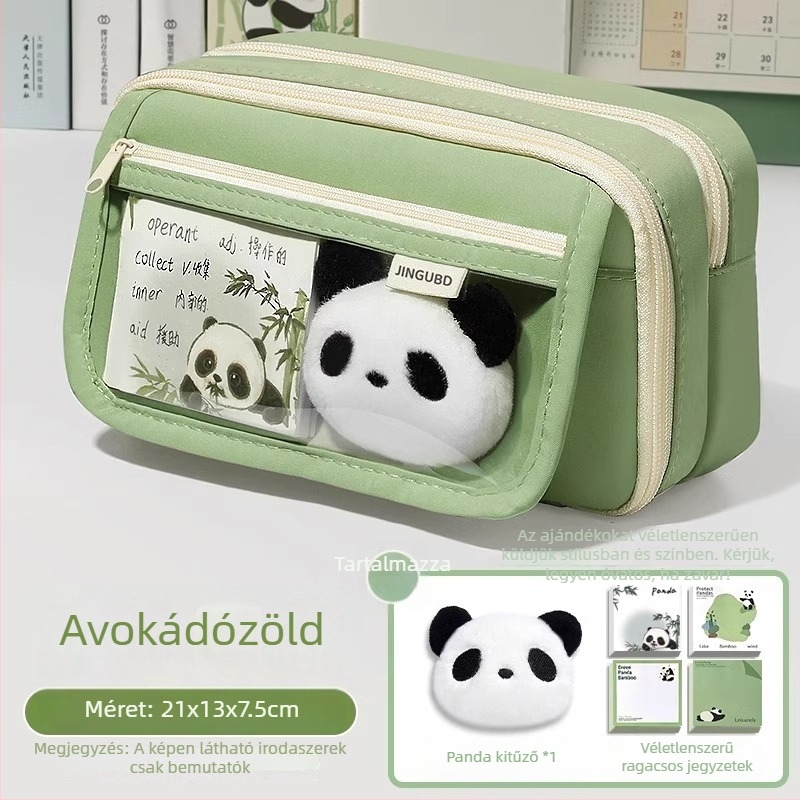 Panda tolltartó, nagy kapacitású, Oxford anyag, koreai stílus, uniszex