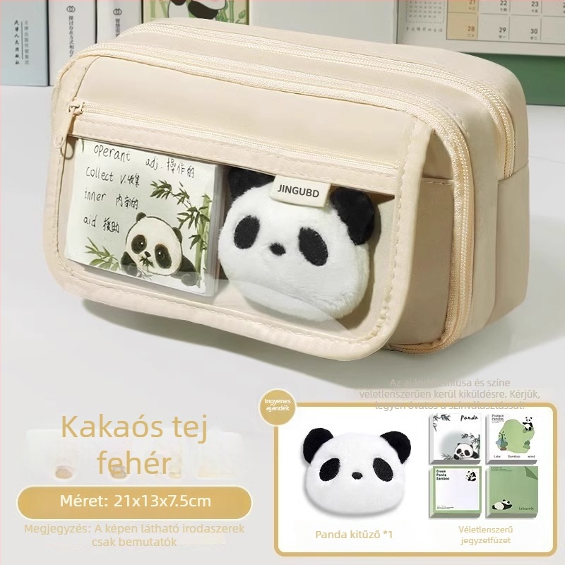 Panda tolltartó, nagy kapacitású, Oxford anyag, koreai stílus, uniszex