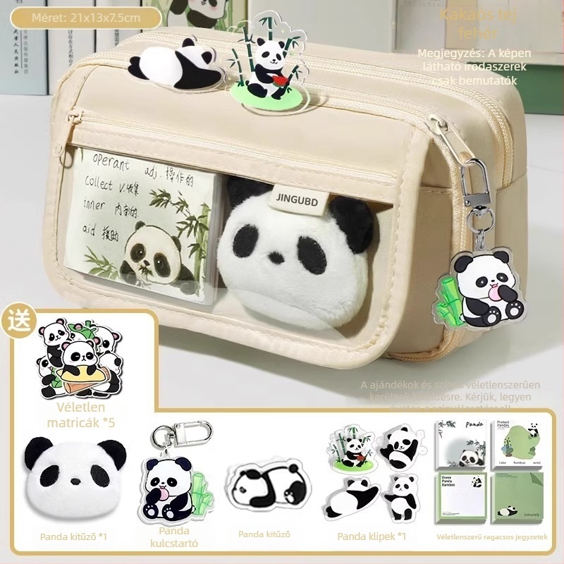 Panda tolltartó, nagy kapacitású, Oxford anyag, koreai stílus, uniszex