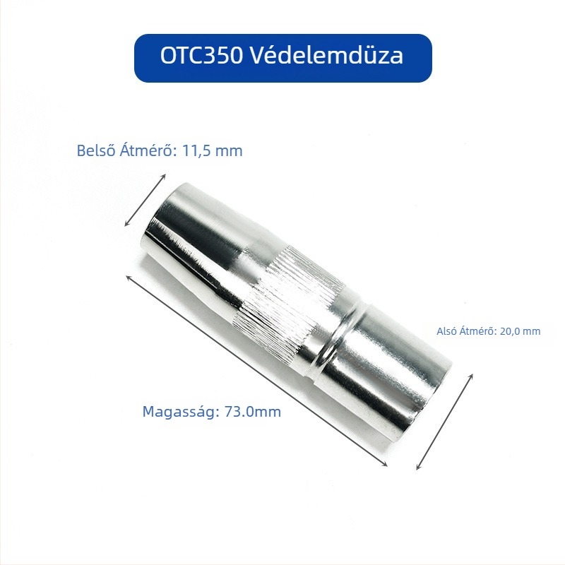 OTC350 hegesztőrobot-kiegészítők: védőfej a hegesztőrobothoz, 350-es szűkítő védőfej, automata védőhüvely a hegesztéshez, szigetelő összekötő rud