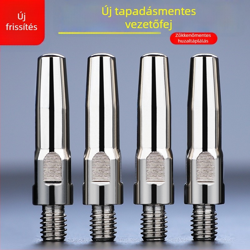 MIG hegesztés: elektroplatinált érintkezőcsúcs és réz fúvóka 1.0/1.2 mm, pneumatikus hajtás, forró levegő és infravörös sugárzás