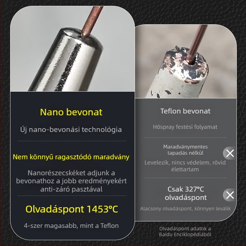 MIG hegesztés: elektroplatinált érintkezőcsúcs és réz fúvóka 1.0/1.2 mm, pneumatikus hajtás, forró levegő és infravörös sugárzás