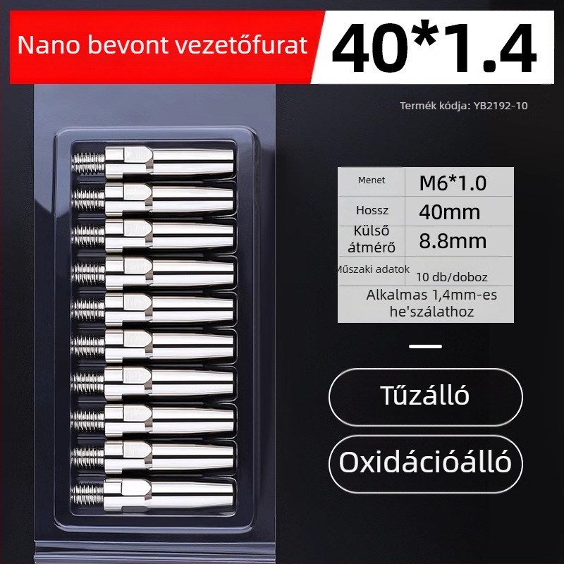 MIG hegesztés: elektroplatinált érintkezőcsúcs és réz fúvóka 1.0/1.2 mm, pneumatikus hajtás, forró levegő és infravörös sugárzás