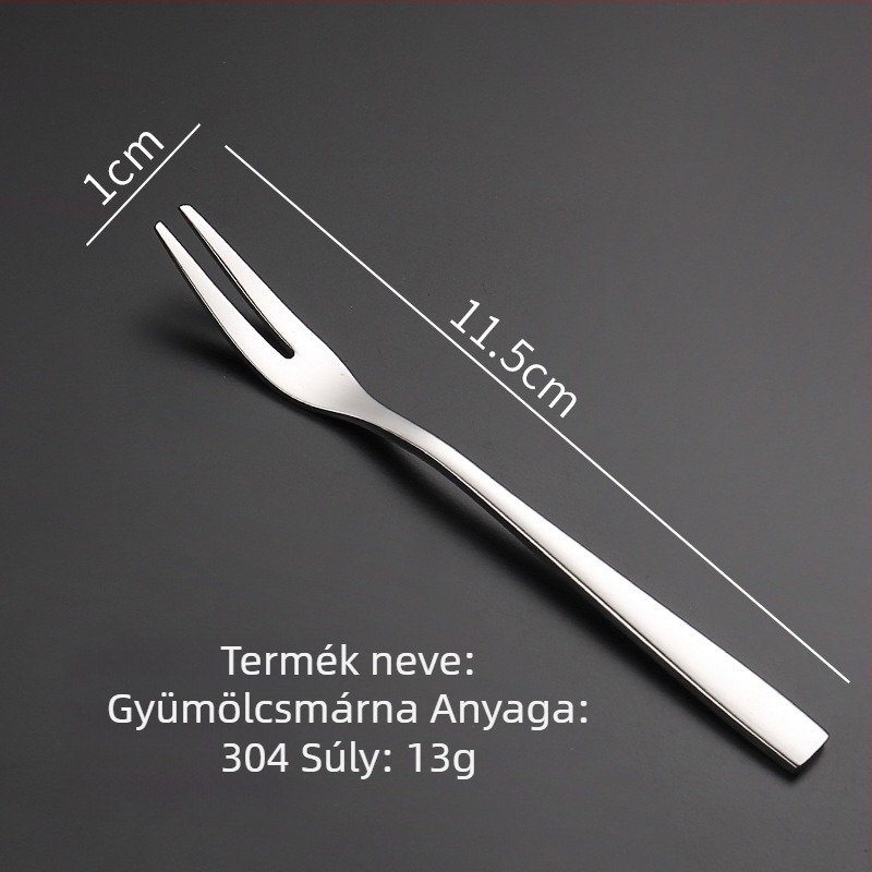 Steak kés, villa és kanál készlet 304 rozsdamentes acélból, tükörfényezés, modern stílus