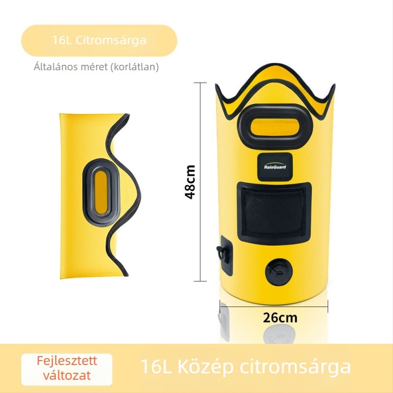 Rain Guard Összecsukható lábáztató vödör – PVC, összecsukható kialakítás, állandó hőmérséklet, gőzölő hab a lábáztatáshoz