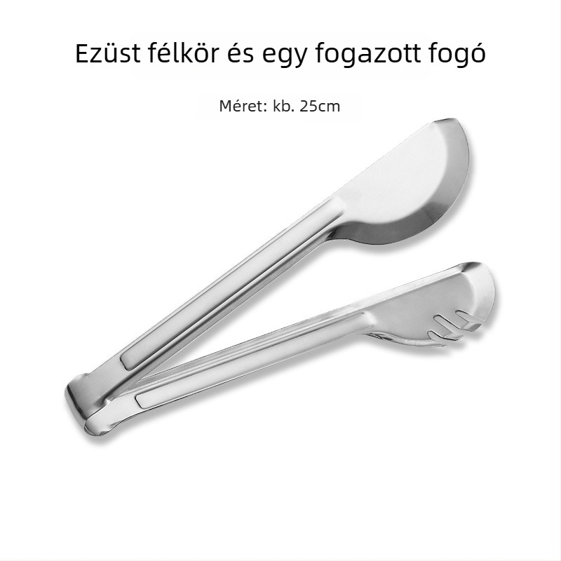 Rozsdamentes acél büfés tálca evőeszközökhöz, ventilátor alakú és négyzet alakú lemezekkel