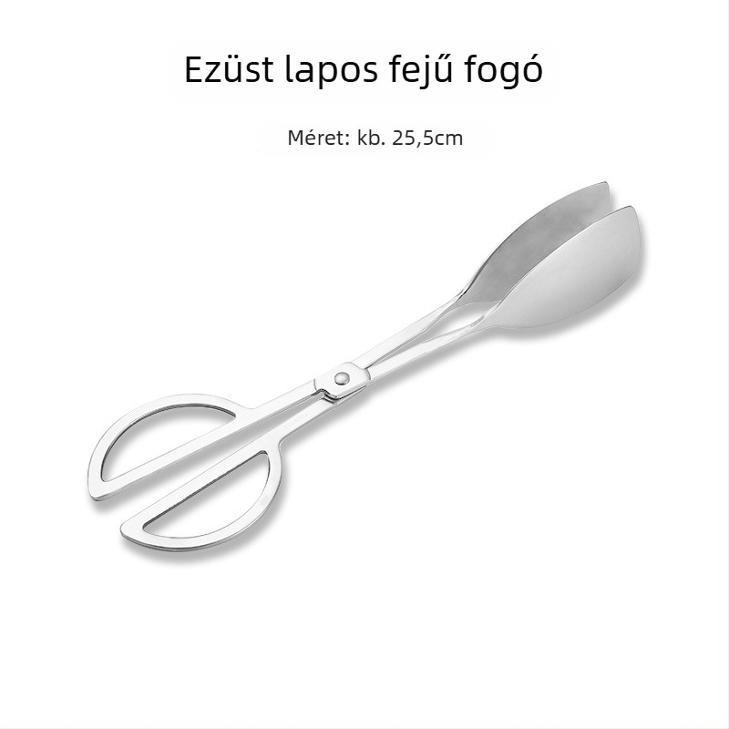 Rozsdamentes acél büfés tálca evőeszközökhöz, ventilátor alakú és négyzet alakú lemezekkel