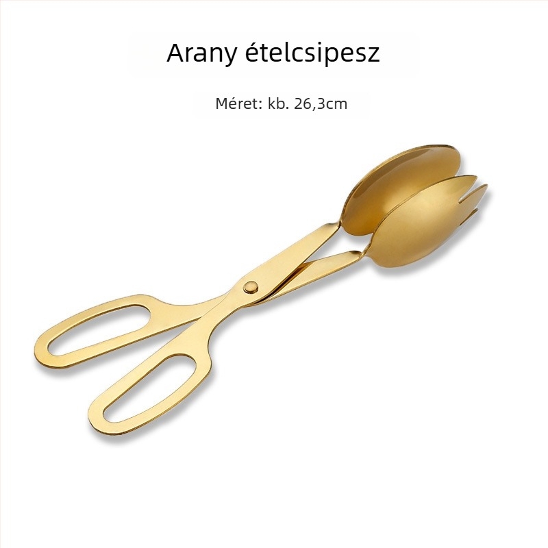 Rozsdamentes acél büfés tálca evőeszközökhöz, ventilátor alakú és négyzet alakú lemezekkel