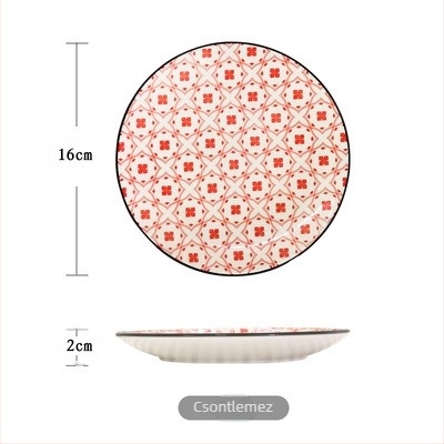 Porcelán kör alakú tál (mikrohullámú sütőben használható; logó nyomtatás; testreszabás elérhető)