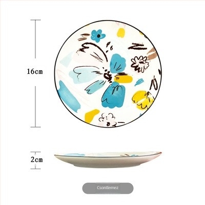 Porcelán kör alakú tál (mikrohullámú sütőben használható; logó nyomtatás; testreszabás elérhető)
