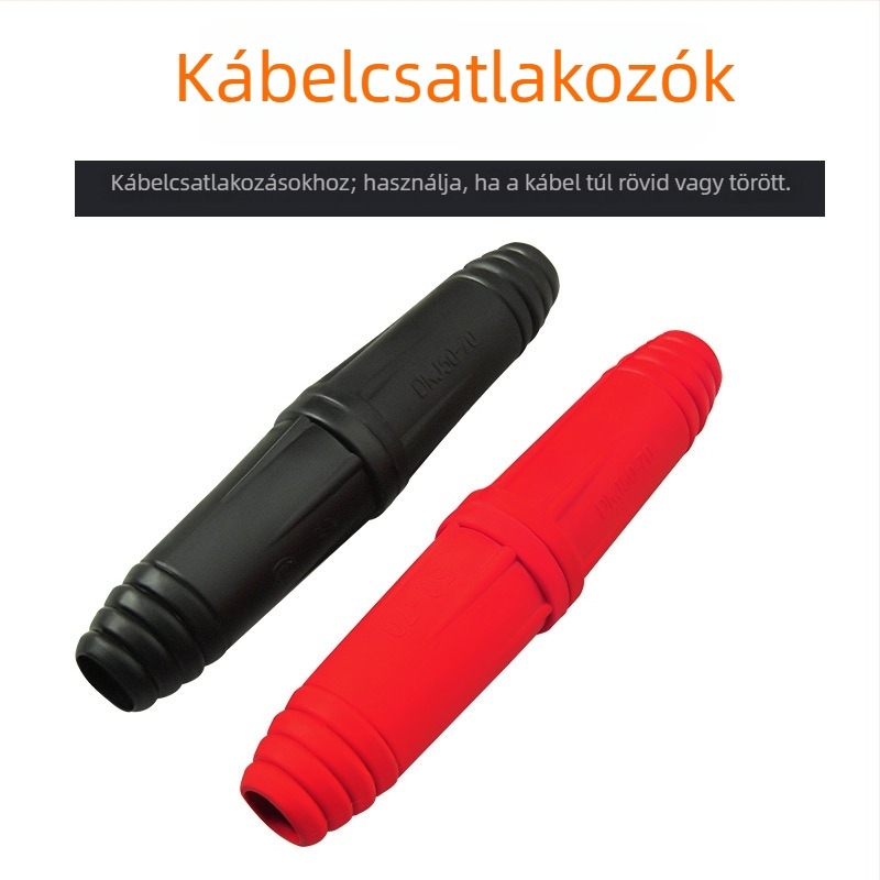 Európai stílusú hegesztőkábel gyors csatlakozódugó — tiszta réz, ólommentes