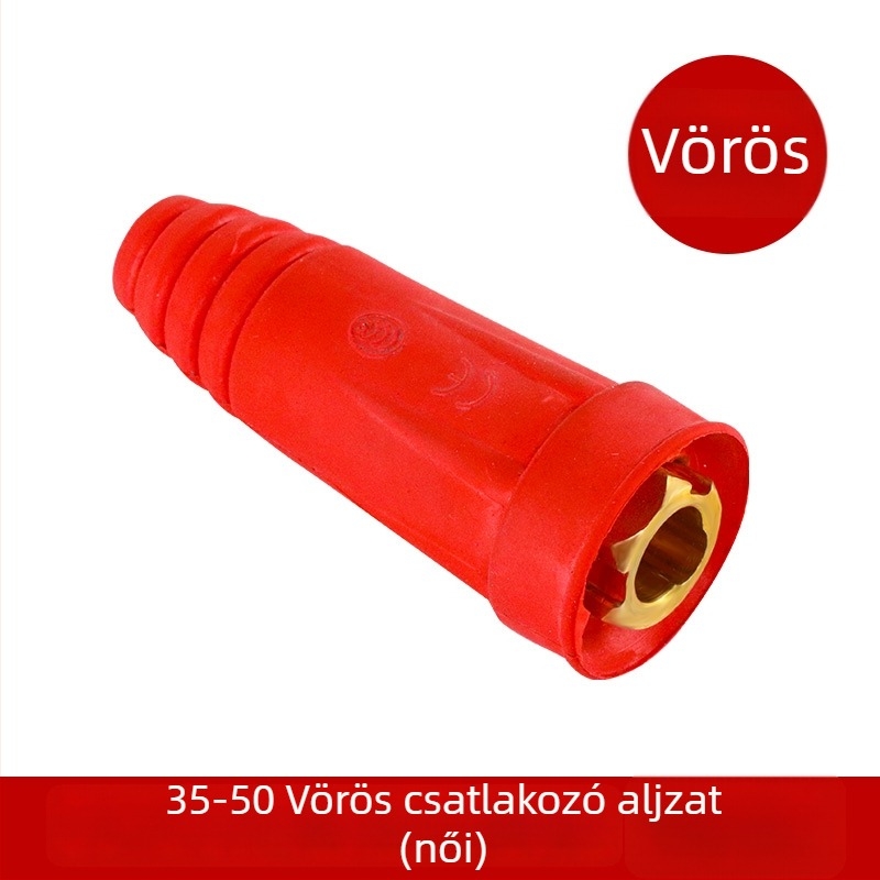 Európai stílusú hegesztőkábel gyors csatlakozódugó — tiszta réz, ólommentes