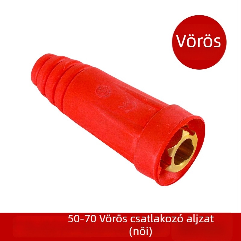 Európai stílusú hegesztőkábel gyors csatlakozódugó — tiszta réz, ólommentes