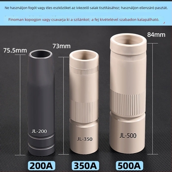 Shida réz védőduza hegesztőpisztolyhoz, bevonatos hüvely, 200A/350A/500A értékek