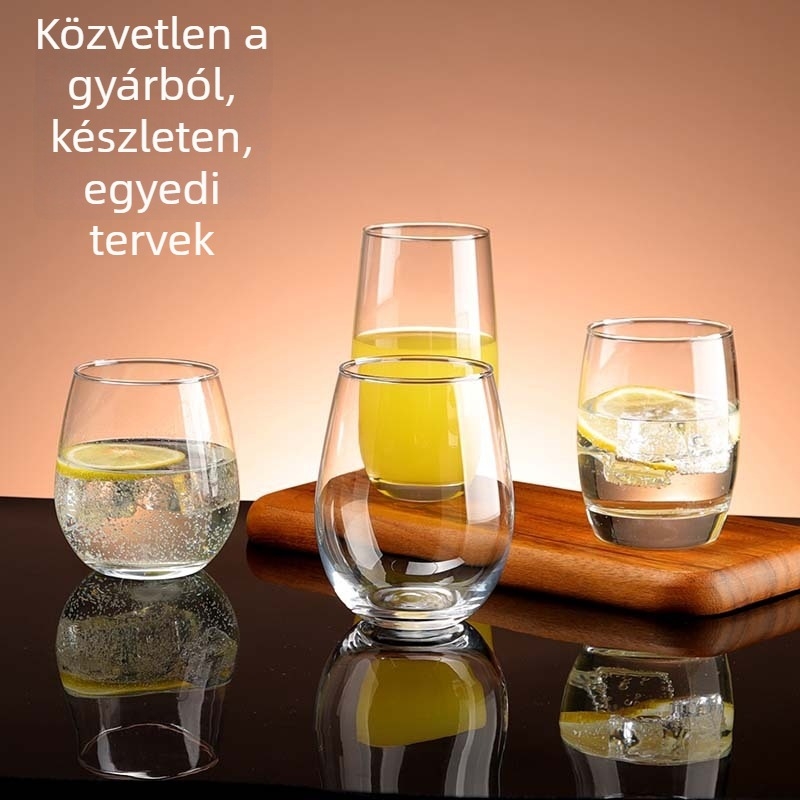 Mojito koktél pohár - kör alakú, nátrium-kálcium üveg, hőálló, szellőző fedél
