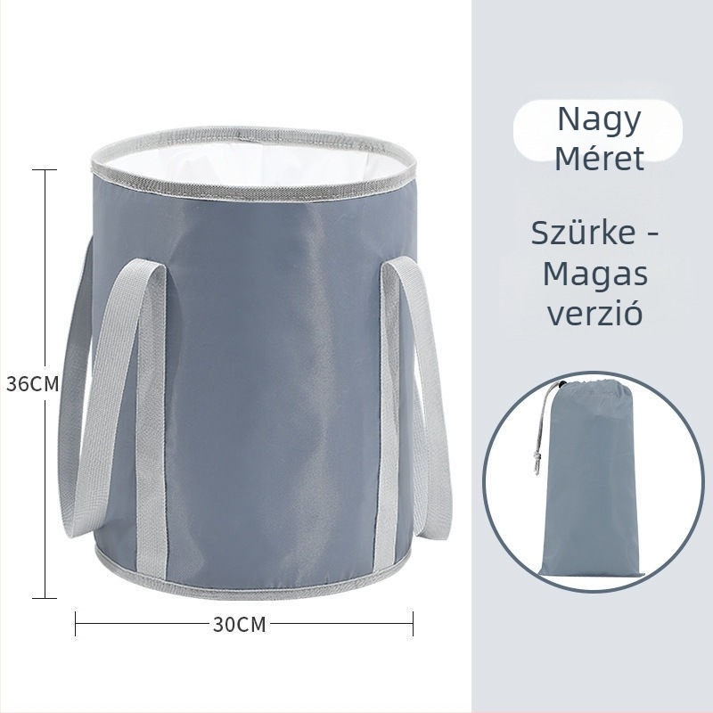 Tarpaulin anyagú lábáztatókanna összecsukható dizájnnal, babafürdéshez